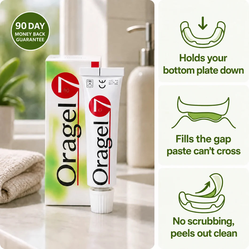 Oragel™ | Stop Denture Slipping 100% - All-Day Secure Hold